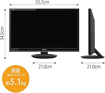 Amazon.co.jp: シャープ ハイビジョン 液晶テレビ 外付けHDD対応 AQUOS