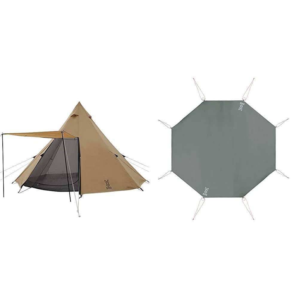 廃盤品 DOD T8-200 パープル ビックワンポールテント キャンプ 【公式