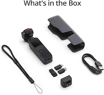 DJI Pocket 2 - Caméra 4K à Stabilisation 3 Axes, Vlog, Vidéo Ultra
