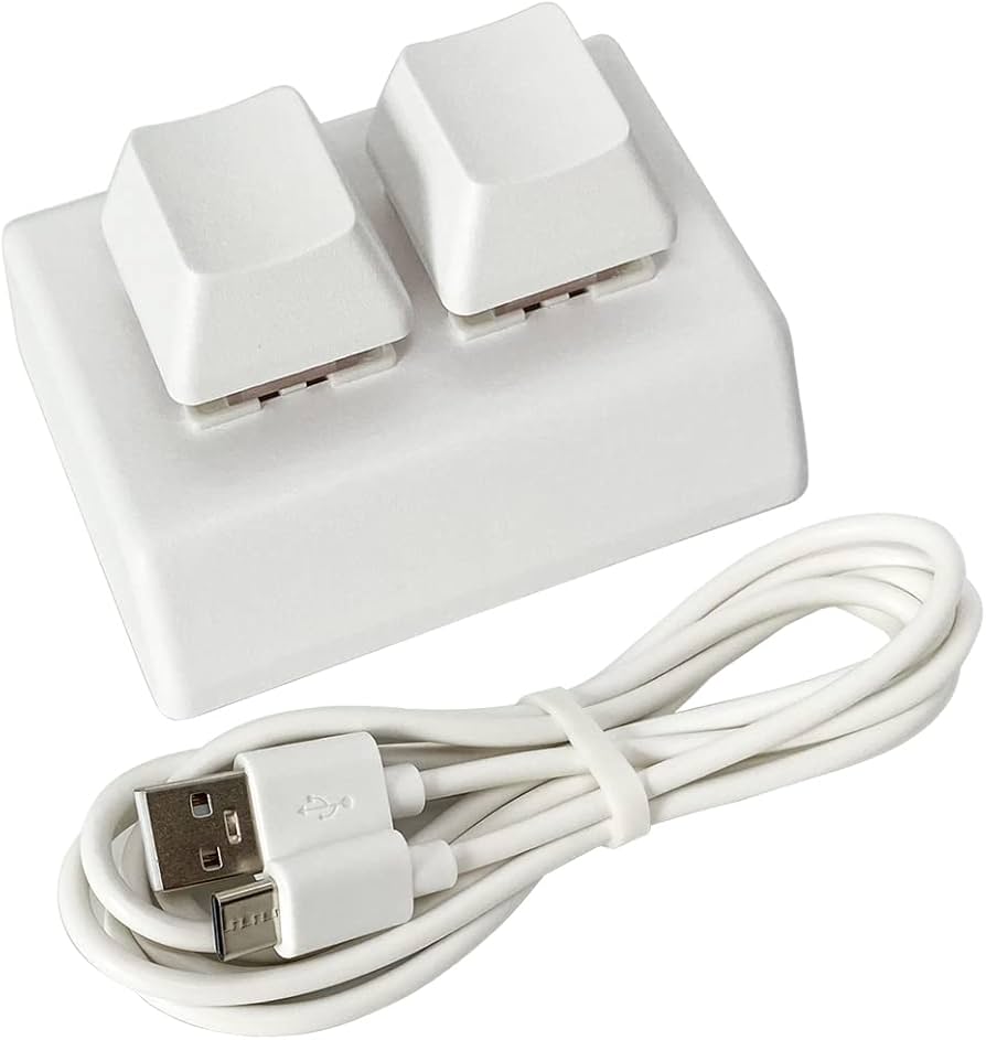 Amazon.com: QINIZX USB 2-Key Mini Keypad One-Handed Mechanical