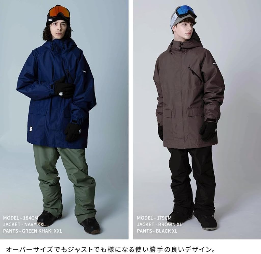 Amazon.co.jp: [BOARDEE] スノボウェア メンズ 上下セット
