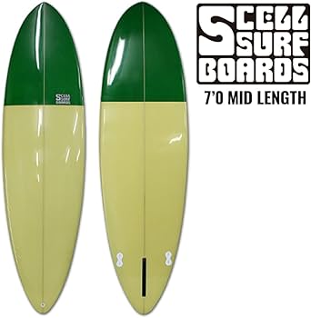 Amazon | SCELL セル ミッドレングス 7'0 レトロ オルタナティブ