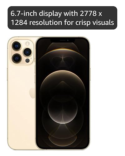 Amazon.com: Apple iPhone 12 Pro Max, 128GB, Gold - Fully Unlocked