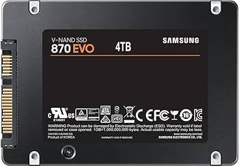 Amazon | Samsung SSD 870 EVO、4TB、フォームファクター2.5インチ