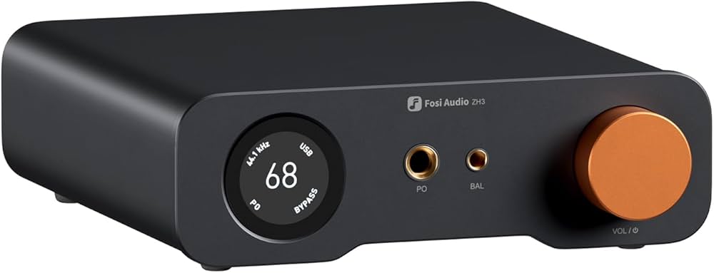 Amazon.co.jp: Fosi Audio ZH3 DAC ヘッドホンアンプ フルバランス