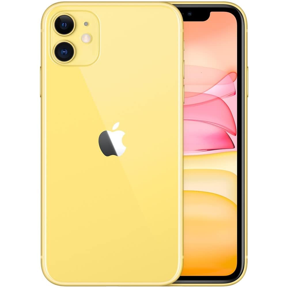 Apple iPhone 11, 64GB, Yellow - Fully Unlocked (Renewed) : Amazon
