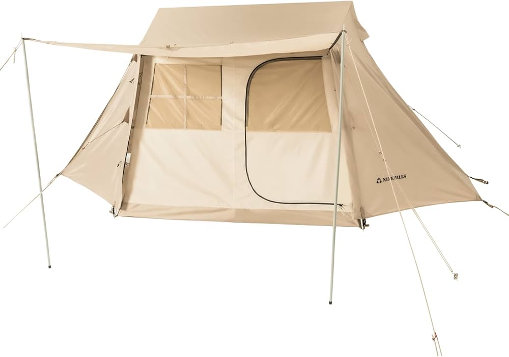 Amazon.co.jp: NINEHILLS(ナインヒルズ)ロッジ型テント 小屋型テント