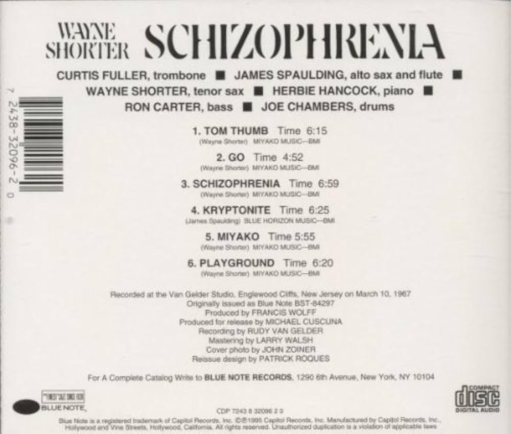SHORTER,WAYNE - Schizophrenia - Amazon.com Music