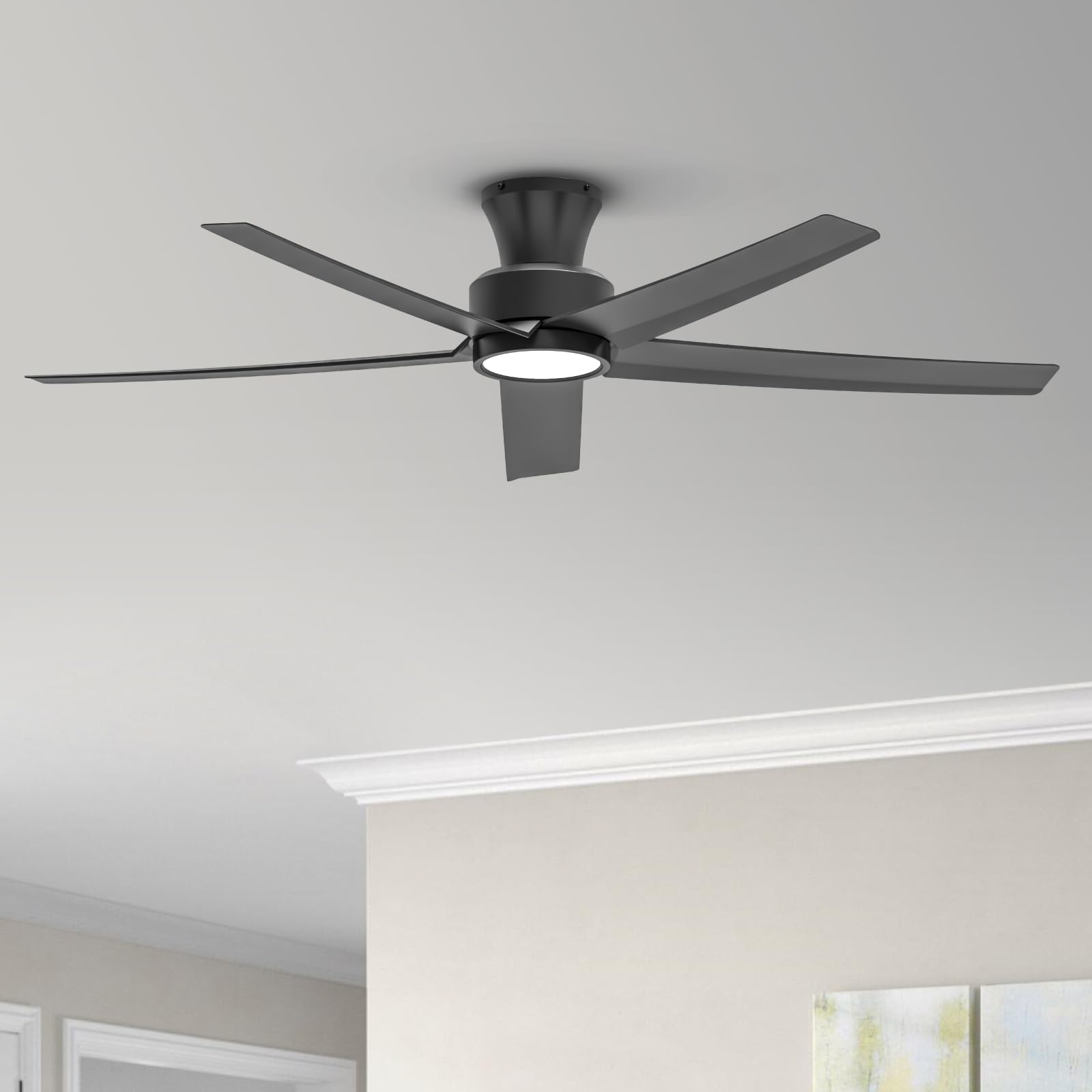 Amazon.co.jp : 【節電-5年保証】TALOYA シーリングファンライト 調光