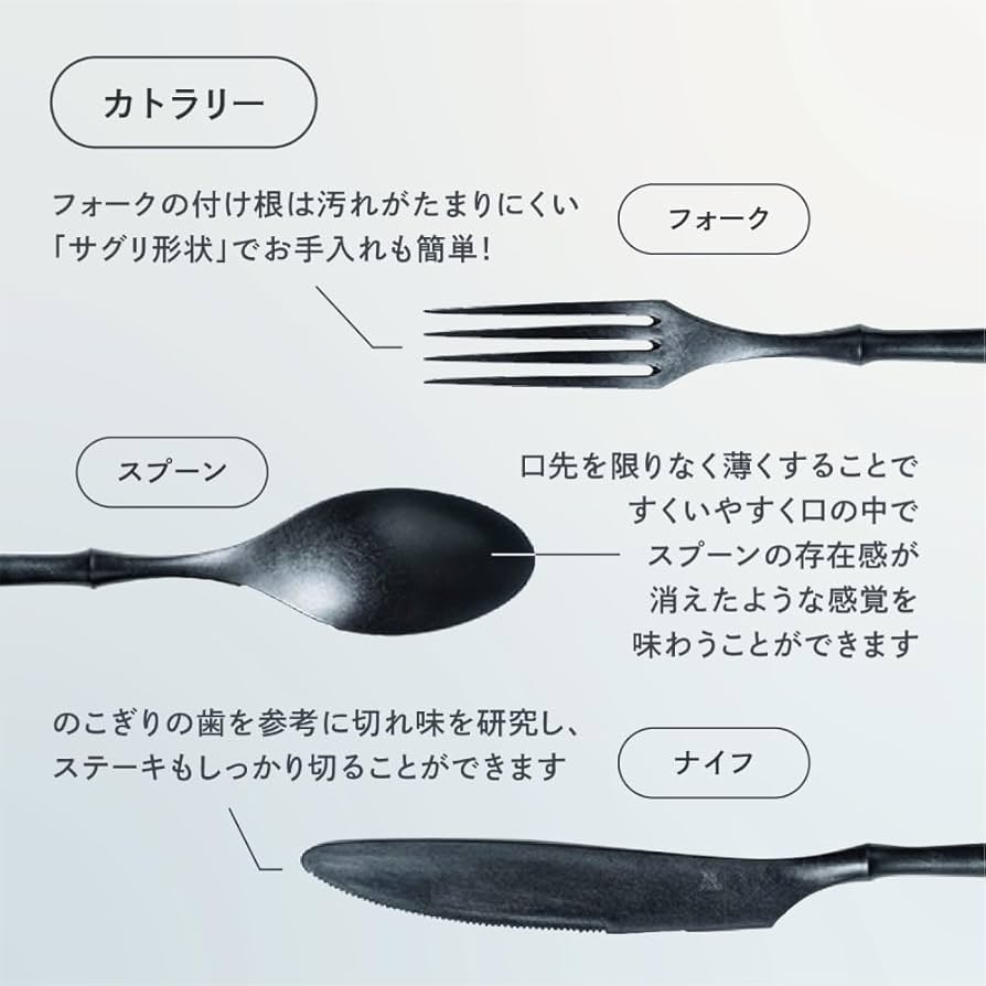 Amazon.co.jp: ARAS エイラス カトラリー 3点セット 食洗機対応 日本製