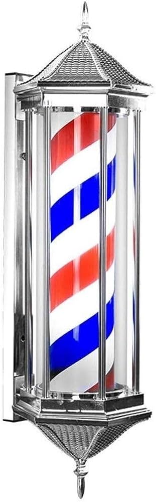 Amazon.co.jp: バーバーポールライト サインポール 理容 理髪店 33