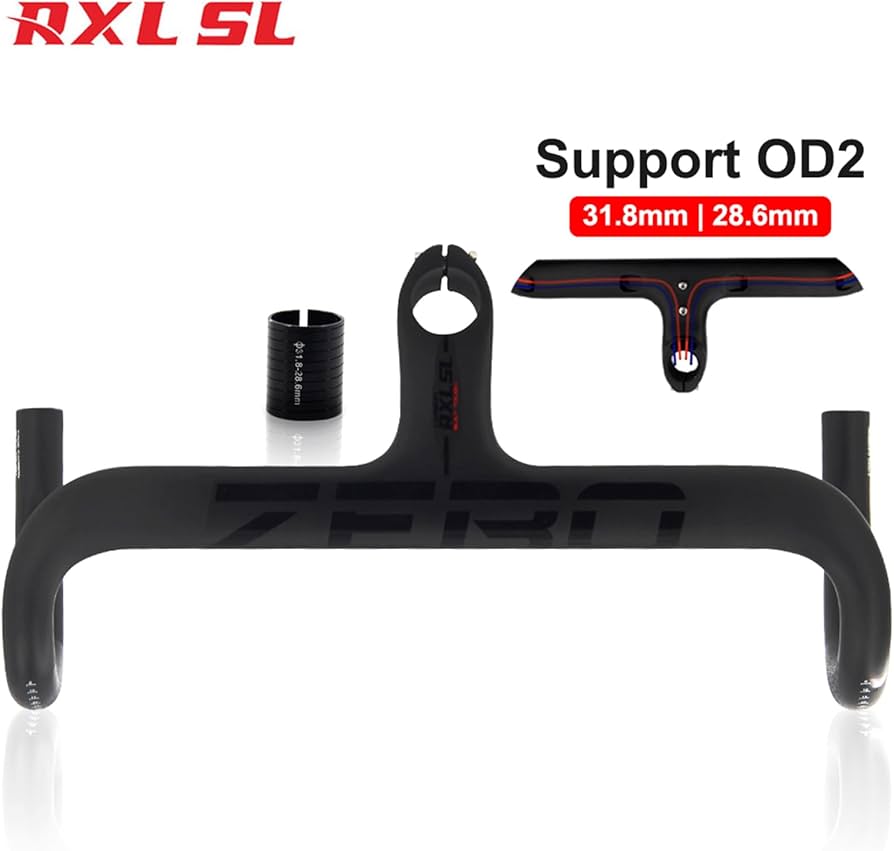 Amazon.co.jp: RXL SL ステム一体型ハンドル 28.6/31.8mm ロードバイク