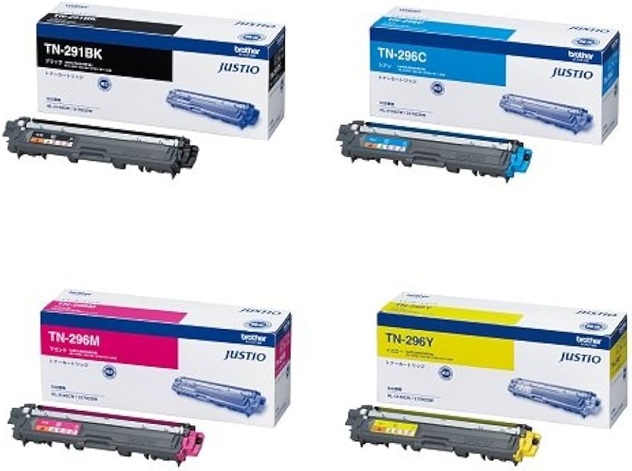 Amazon.co.jp: ブラザー トナーカートリッジTN-291BK/TN-296CMY 4色