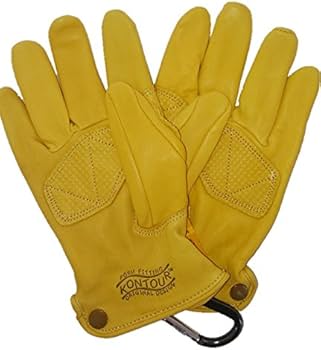 Amazon.co.jp: Caiman ゴールド レザーグローブ（革手袋） S