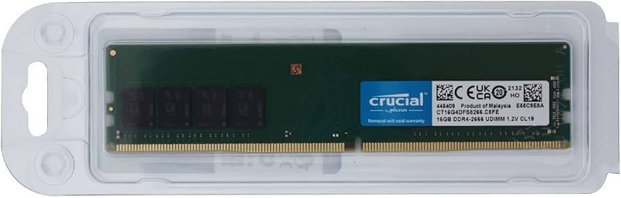 Amazon.co.jp: Crucial デスクトップメモリ PC4-21300(DDR4-2666) 32GB