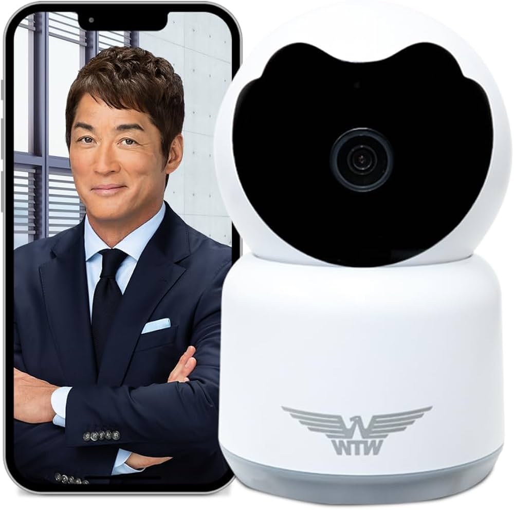 Amazon.co.jp: WTW 塚本無線 みてるちゃん猫温度計 防犯カメラ 温度計