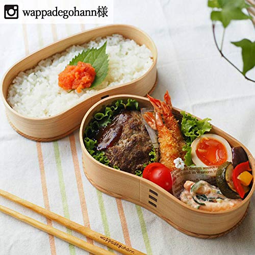 Amazon | 曲げわっぱ 弁当箱 はんごう弁当箱 2段 秋田杉 大館工芸社