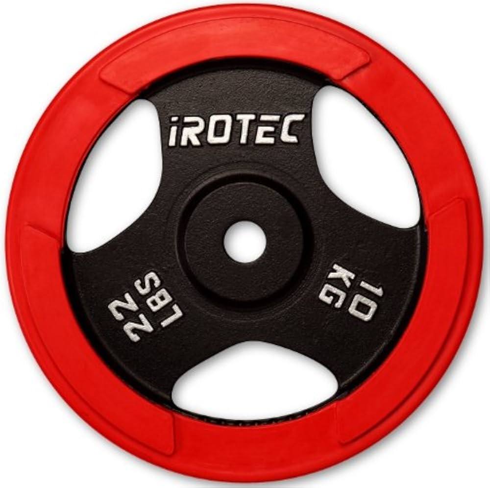 Amazon.co.jp: IROTEC(アイロテック) ラバープレート10KG / バーベル