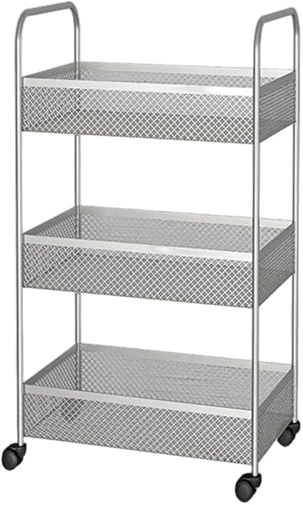 Amazon.co.jp: ニーポイント スチールラック キャスター付きワゴン
