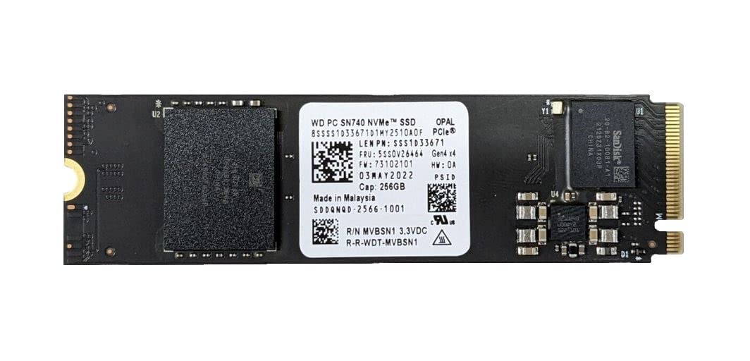 Amazon | OEM Western Digital PC SN740 256GB M.2 PCI-e GEN 4X4 NVME