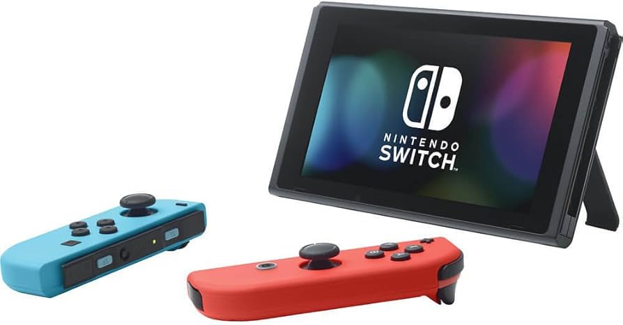 Amazon.com: Nintendo Switch with Neon Blue and Neon Red Joy‑Con