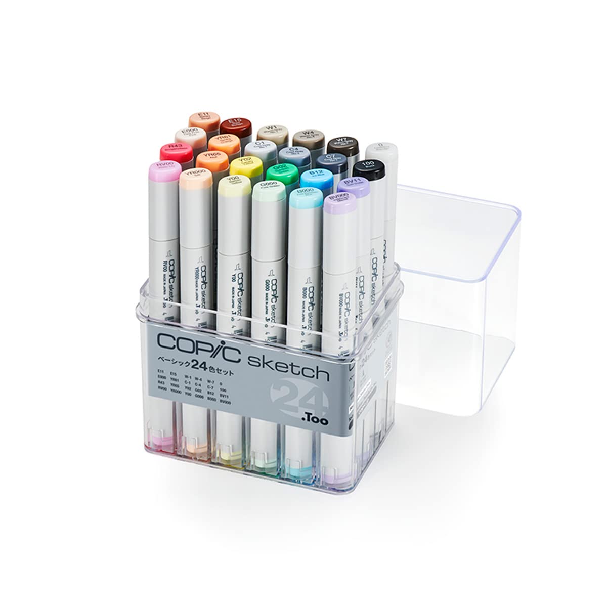 Amazon.com: COPIC Too Copic Sketch Basic 24 Color Set Multicolor