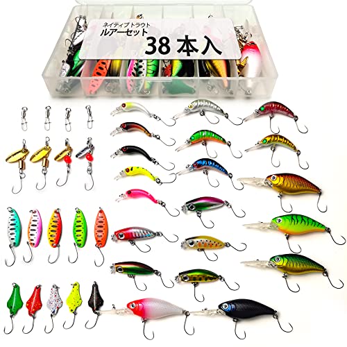 エリアトラウト/渓流で使えるルアーセット！通販で安くて初心者お