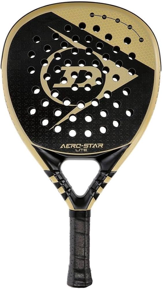Amazon | Dunlop Sports エアロスター プロ パデルラケット ブラック