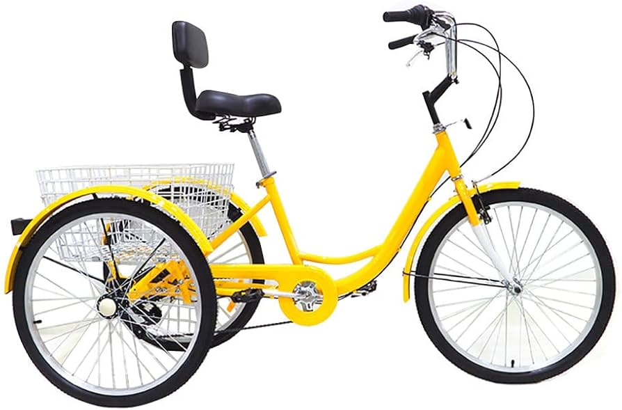 Amazon.co.jp: 大人用三輪車 24インチ 7スピード 3輪自転車 大人用