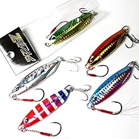 Amazon.co.jp: 【 ジギンガーZ メタルジグセット 】【 40g 60g 】 TG