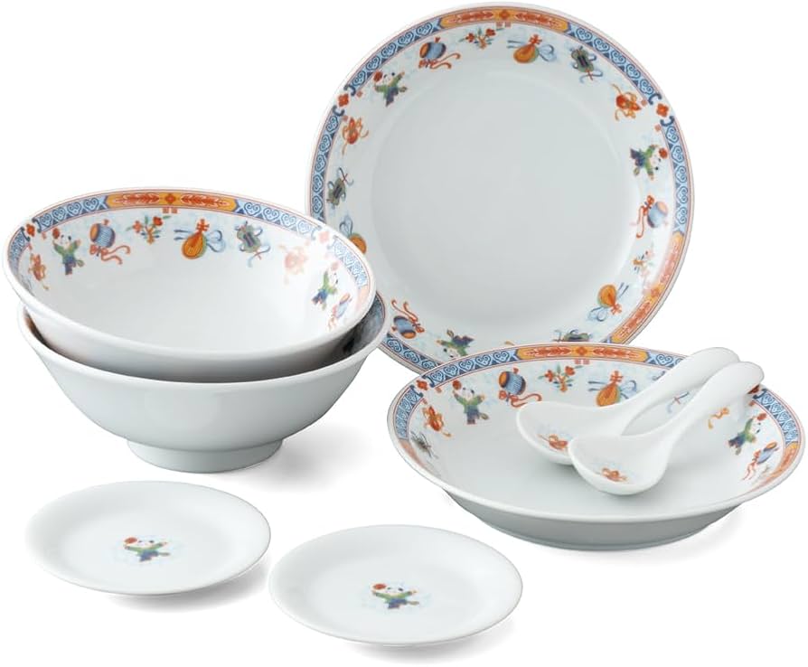 Amazon.co.jp: NARUMI(ナルミ) 食器セット 唐子 2人用 8ピース入り