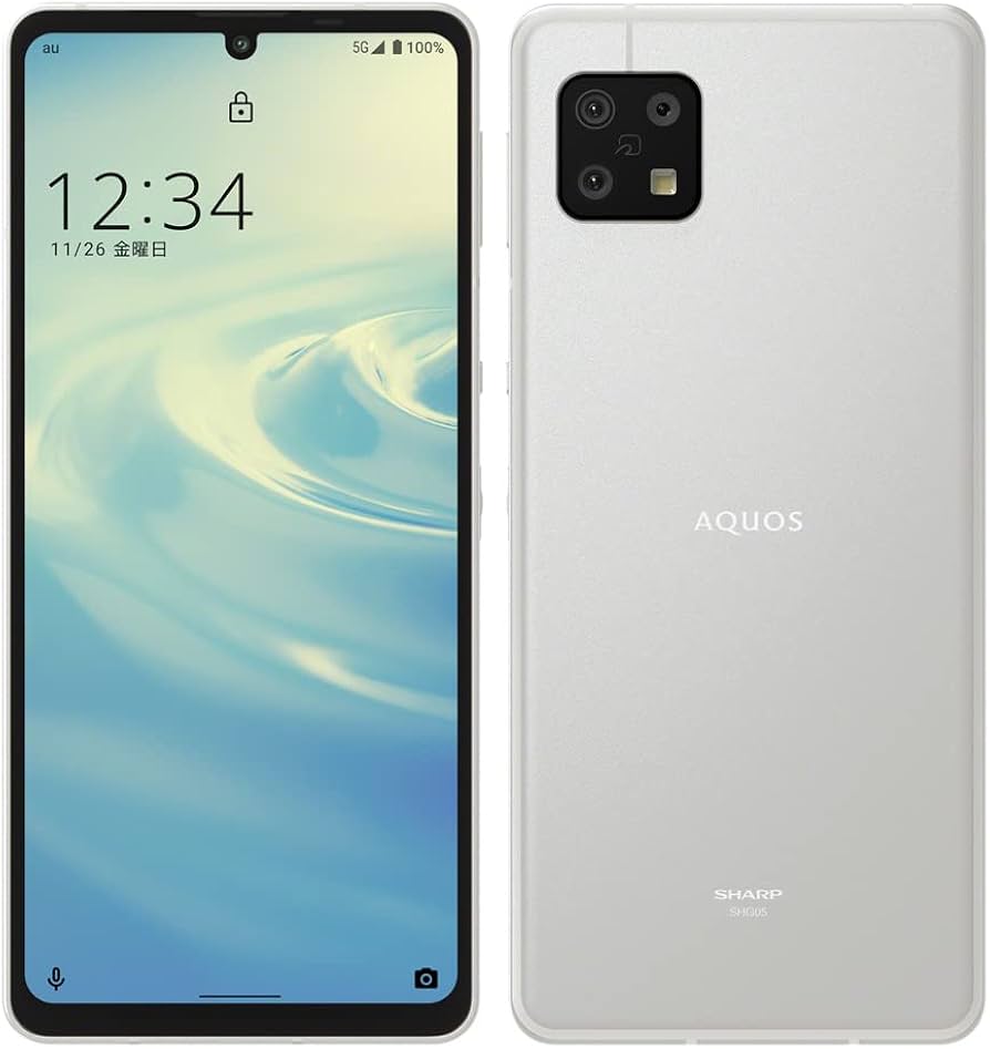 Amazon | SIMフリー AU AQUOS sense6 SHG05 64GB シルバー