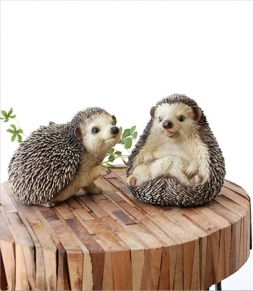 Amazon.co.jp: ハリネズミ 置物 オブジェ グッズ 雑貨 かわいい 可愛い