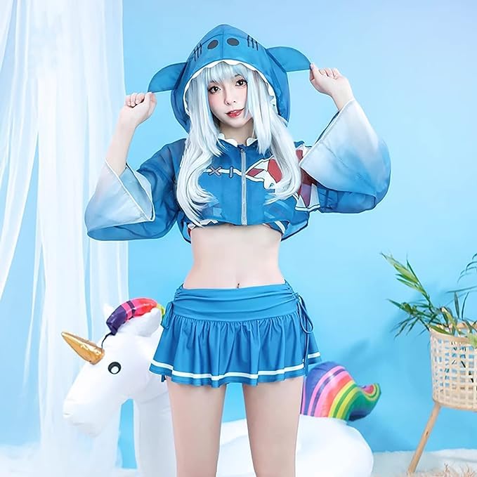 Amazon.co.jp: ホロライブ サメちゃん コスプレ がうる・ぐら Gawr