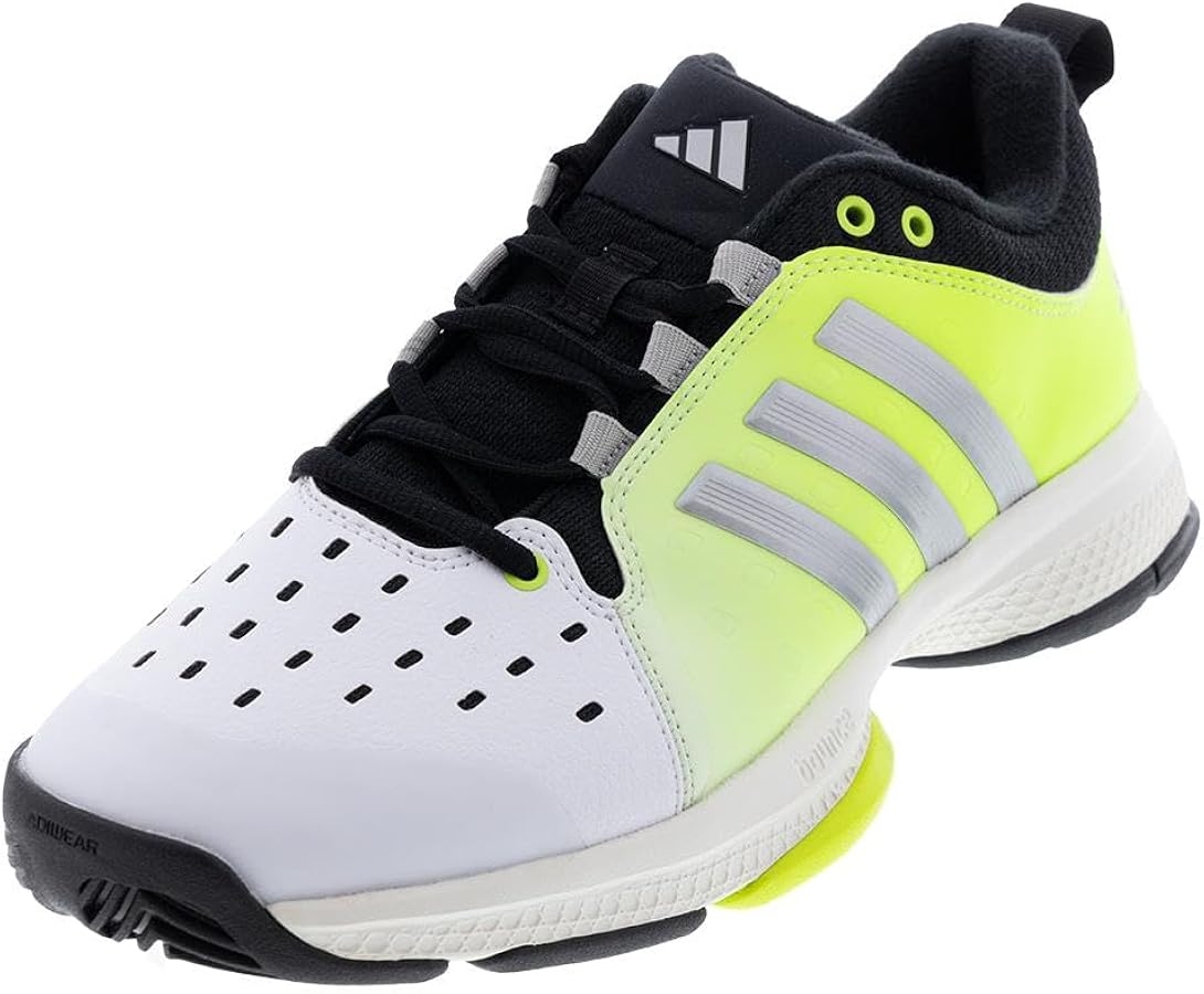 Amazon.com | Adidas Men's Court Pickleball, White/Silver Metallic