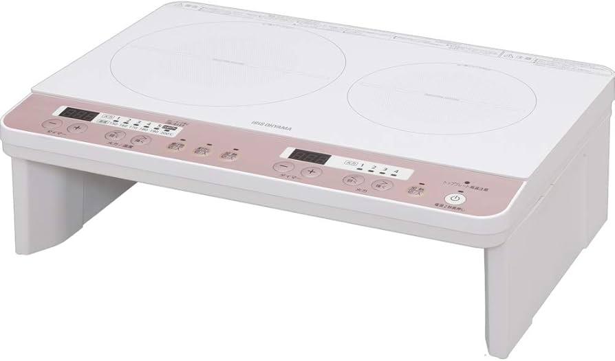 Amazon.co.jp: アイリスオーヤマ IHクッキングヒーター 2口 1400W 脚付