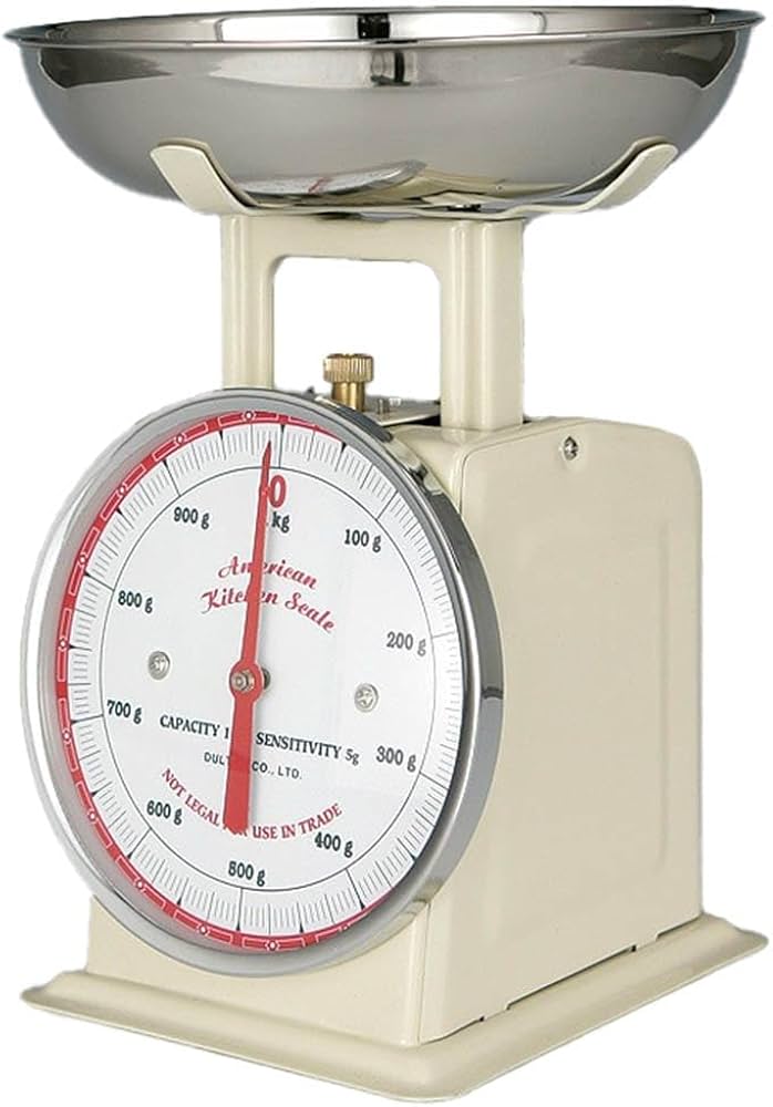 Amazon｜ダルトン(Dulton) アメリカンキッチンスケール 1kg アイボリー