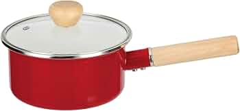 Amazon｜パール金属 鍋 片手鍋 16cm ホーロー 琺瑯 IH対応 ガラス蓋付