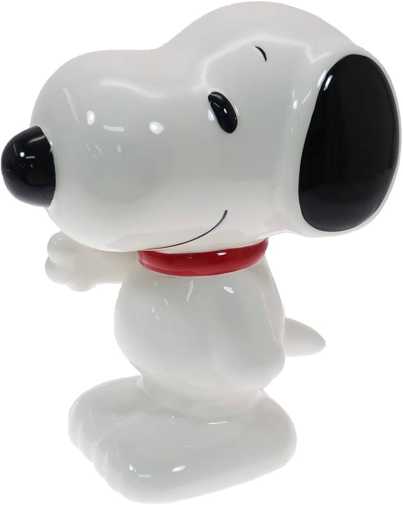 Amazon | マリモクラフト(Marimocraft) スヌーピー[陶器製 貯金箱