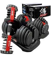 Amazon | 4WD 可変式ダンベル 24kg ブラック 1個 【プロボディビルダー