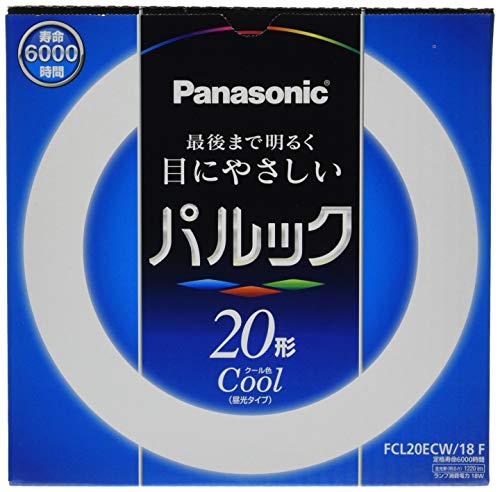 パナソニック パルック蛍光灯 20形 クール色 FCL20ECW18F (電球・蛍光