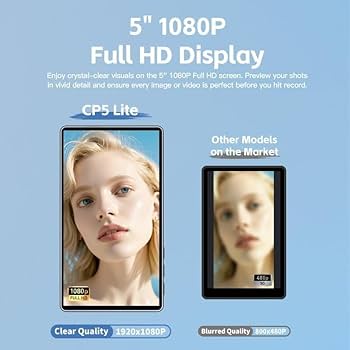 Amazon.com: Shimbol CP5 lite Selfie Monitor Screen iPhone 1080P