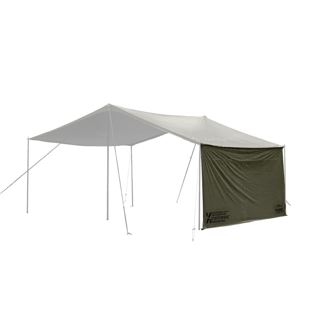 Amazon | CAMVIL ZIP-TARP ジッパータープ 5m ブラックコーティング