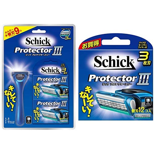 Amazon.co.jp: Schick(シック) プロテクタースリー 3枚刃 バリュー