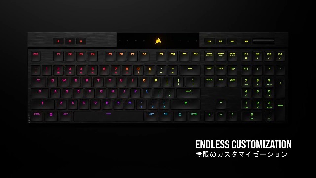 Amazon.co.jp: CORSAIR Bluetooth K100 AIR Ultra-Thin ワイヤレス