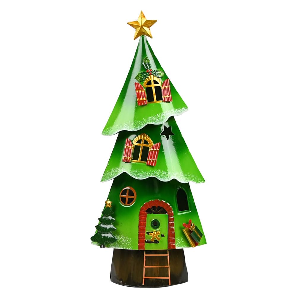 Amazon | 英国 Smart Garden クリスマス オブジェ ツリー ブリキ製 高