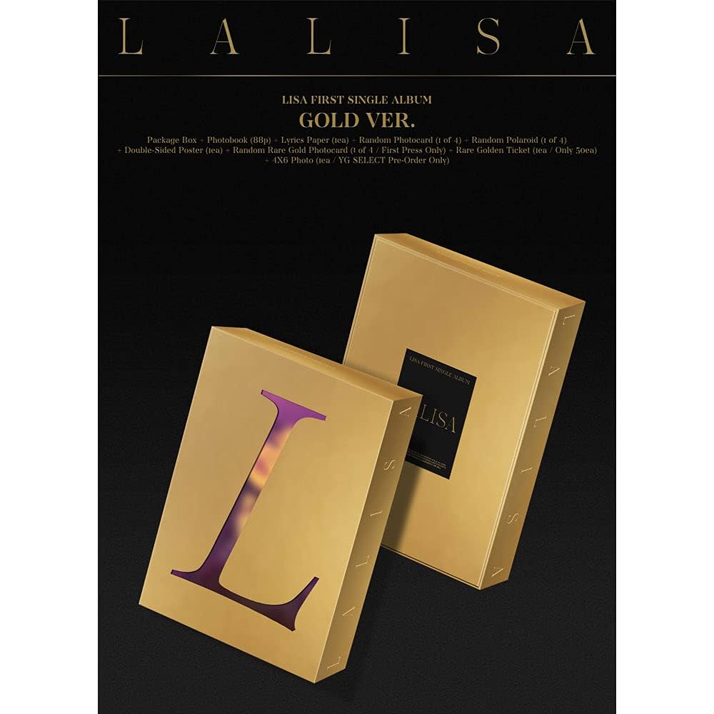 LALISA LISA First Single Album [Incl. Pre-Order Benefit] (GOLD VER