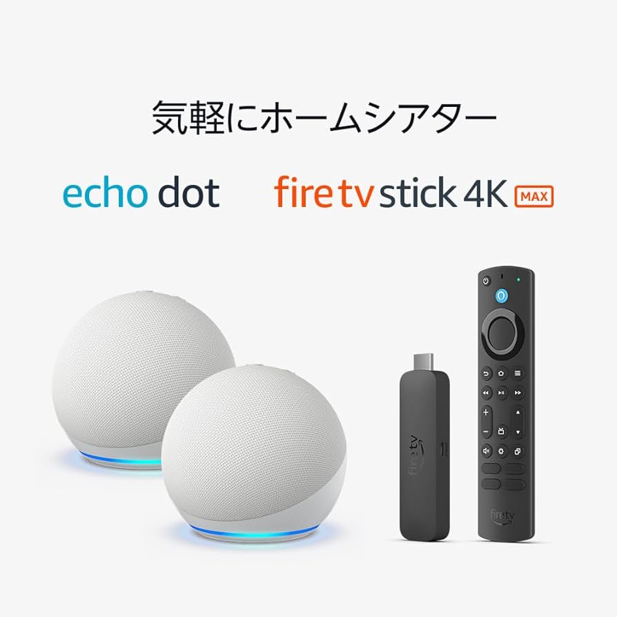 Amazon.co.jp: 【ホームシアターセット】Echo Dot 第5世代(グレー