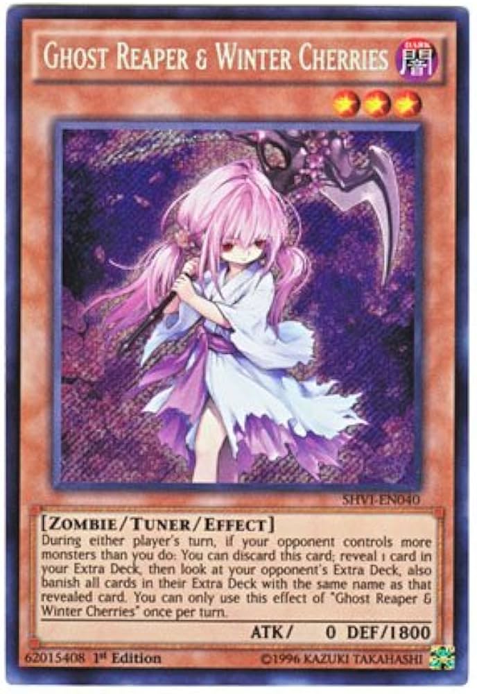 Amazon.co.jp: 遊戯王 英語版 SHVI-EN040 Ghost Reaper & Winter