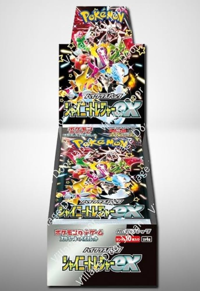 シュリンク付き未開封BOX シャイニートレジャーex テラスタルフェスex各2箱